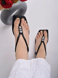 Shoetopia Women'S Snd-131 Flat Sandal-4 Kids Uk (Snd-131-Black)-Eu37,Black,4,B0D14CF8CN