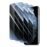 Fynorao 3-Pack Privacy Screen Protector for iPhone 11 Pro/iPhone X/iPhone Xs, Anti-Spy Tempered Glass Film, Dark Private Black P