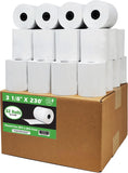 Phenol Free Thermal Paper (32 Rolls) 3 1/8 x 230 Receipt Rolls fits all Clover POS Cash Register Printers, Star Micronics SCP700