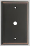 Oil Rubbed Bronze Cable Wall Plate