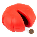 Jeffers Pet Natural Rubber Dog Chew Toy - Red Millipede, Medium - Treat Dispensing, Vanilla Scent, Durable, Non-Toxic, Dishwashe