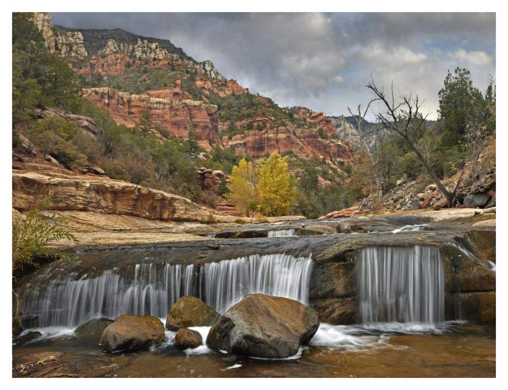 Oak Creek In Slide Rock State Park Near Sedona, Arizona-Paper Art-42,,X32,,