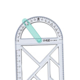 Enakshi Geometric Ruler Clear Measuring Draft Rulers Fit Artist Drafting Woodworking 22cmx8.7cm|Crafts | Art Supplies | Drawing