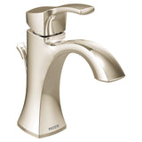 Moen 6903NL Voss OneHandle Single Hole Bathroom Sink Faucet with Optional Deckplate, Polished Nickel