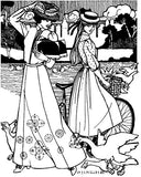 Folkwear Victorian Gored Walking Skirt Skirts #209 Sewing Pattern (Pattern Only)