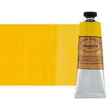 Charvin Extra Fine Professional Cadmium Yellow Medium Artist Oil Paint 60 ml - Triple-Milled for Smoothness, Rich Texture, Poppy