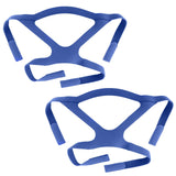 CPAP Mask Headgear Strap - Universal for CPAP Masks, Comfortable Durable Stretchy Material, Standard Gray (Headgear Only) (Blue,