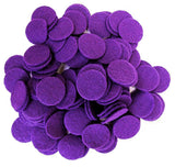 Playfully Ever After Purple Craft Felt Circles (1.5 Inch 94pc)