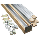 National Hardware N186858 Pocket Door Installation Kit, Door Track & Hardware Included, Adjustable, Easy to Install