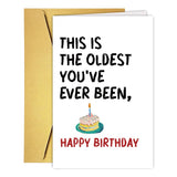 Funny Happy Birthday Card for Him Her, Humorous Birthday Cards & Gifts for Family Friends Mom Dad Brother Sister Husband Grandso