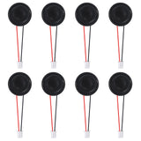 8Pcs 8 Ohm 1W Speaker 8ohm Round 28mm Loud Speakers Compatible with Small Loudspeaker Audio MP3 MP4 Player Speaker 2Pin - Black