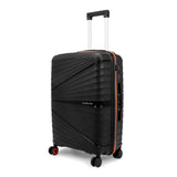 Nasher Miles Golden Gate HardSided Polypropylene CheckIn Luggage 24 Inch | 65Cm | 8 Wheels Medium Trolley Bag For Travel | Sui