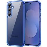 JETech Case for Samsung Galaxy S25 FE, Non-Yellowing Shockproof Bumper Protective Phone Cover, Anti-Scratch Hard PC Back (Navy B
