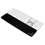GRIFITI Slim Wrist Pad 17 x 4 x 0.25 Wrists Rest Pads for Standard Computer Keyboards - Ergonomic Keyboard Support Accessories & Carpal Tunnel Resting Hand Rests (Black Poly Nylon Surface)-New
