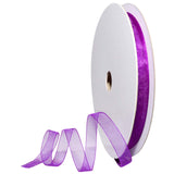 Morex Ribbon Organdy 3/8 inch by 100 Yards, Purple