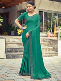 Satrani Womens Silk Saree (3431S286N_Rama Green)