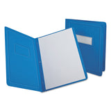 Oxford Paper Report Cover, Tang Clip, Letter, 1/2 Capacity, Light Blue, 25 per Box (52501)