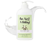 I'm NOT A Baby! Kids Body Wash- Dermatologist Tested, Allergen free, Cruelty-free, PETA, Gentle for Kids, Goat Milk, 16.9 Fl Oz