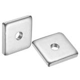 uxcell 25Pcs M8x30mmx5mm Square Nuts, Carbon Steel Zinc Plated Coarse Thread Square Nuts Fasteners for Home Repairs and Professi