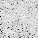 Miyuki Delica Beads, Matte White