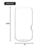 govino ORIGINAL SHATTERPROOF Beer Can Shaped Glass | 16 oz
