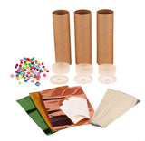 Kbraveo 3 Sets DIY Kaleidoscope Making Kit for Gifts,Party Favors,Kaleidoscope Toy Educational Science Developmental Toy