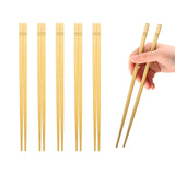 5 Pairs Bamboo Chopsticks Wooden Chinese Classic Style10 InchesMore Quantity Choices 10Pairs/20Pairs