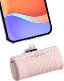 Kuulaa Portable Phone Charger, Small Power Bank 4500mAh Mini Power Bank for iPhone Cute Battery Pack Backup Charger Travel Compa