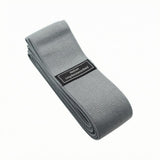 TRENDYNEST textileTextured Woven Resistance Band Sewn Sewn Label Loop Resistance Band 76Inch Rolled, Dark Gray M