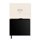 Fringe Studio Slim Paperback Journal w/Back Pocket, inchNOIR PETITE BOWinch, Approx. 5.75 w x 8.75 h, 120 Pg, Noir Collection (9