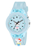 Shocknshop Silicone 3D Children Kids Multi Color Analog Led Lights Watch For Kids Gift Birthday Baby Girl Suitable Girls Of Age 