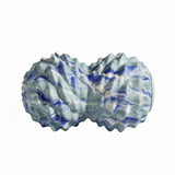 Ecomistiq Eva Peanut Massage Ball Wavy Surface DoubleLobed Massage Ball Handheld Care Tool Fitness, Smoky Cyan