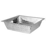 Excellante Commercial Floor Drain Strainer, 304 Stainless Steel, 0.8Mm, 10Inch by 10Inch by 3Inch