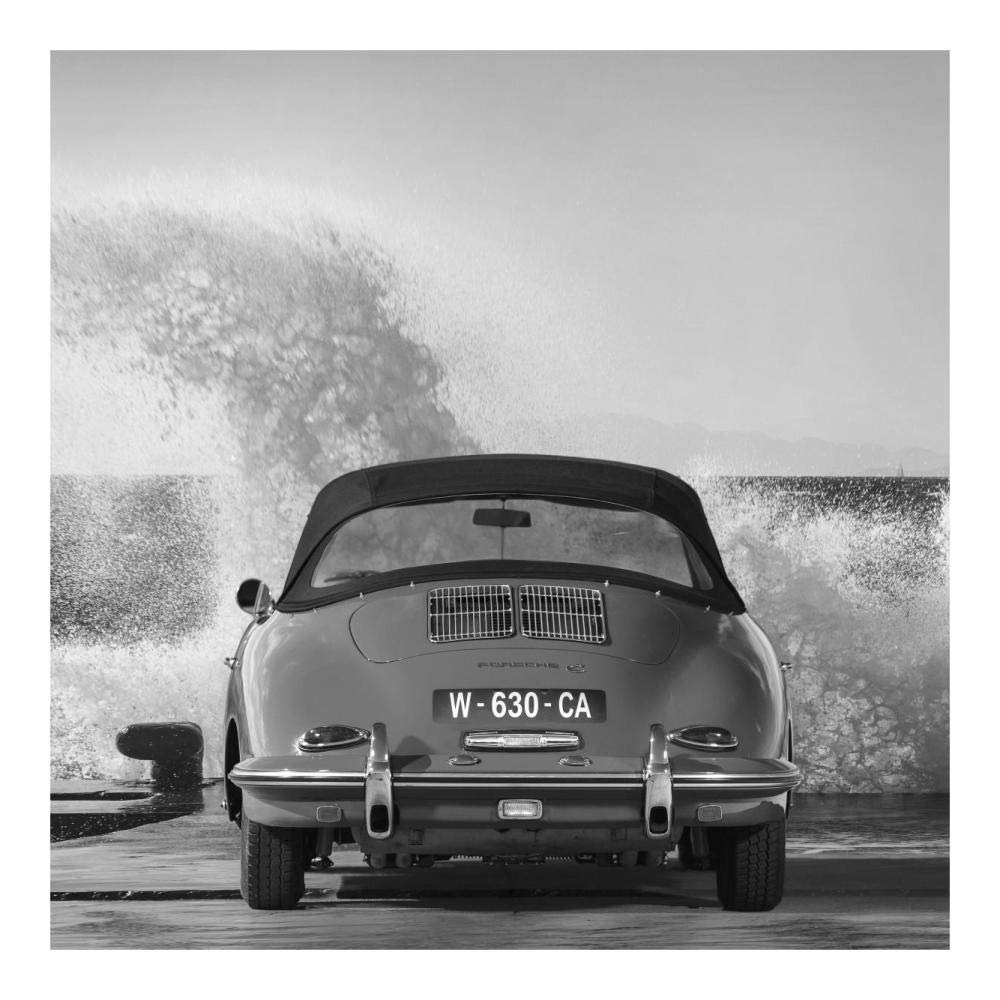 Ocean Waves Breaking On Vintage Beauties (Bw Detail 1)-Paper Art-20,,X20,,