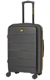 Caterpillar 55 Cm Small Hardside Pp Material Cabin Suitcase With Tsa Lock For Men & Women Black