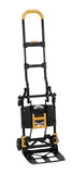 COSCO 12225YGB1E 2in1 Folding Hand Truck, 300 lb. Capacity, MultiPosition with Extendable Handle, Yellow