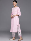 Libas Women'S Cotton Kurta Sets (34386_Pink
