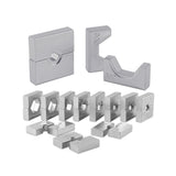 Lichamp Hydraulic Crimper Replacement Dies, Hex Lug Dies for Steel Cable or Terminal Crimper Tool, 11 Sizes from 4 AWG to 600 MC