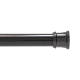 Kenney KN609C/5 Twist & Fit No Tools Camlock Tension Easy Install Shower Curtain Rod with NonSlip, NonScratch Ends, 4272 Adj