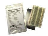 BB400T Transparent Solderless Plug-in BreadBoard, 400 tie-Points, 4 Power Rails, with Metal Backing Plate, 3.3 x 2.2 x 0.3in (84