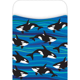 Barker Creek Peel And Stick Library Pockets, Sea And Sky, Pack Of 30