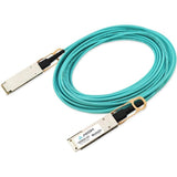 Axiom 100GbaseAoc Qsfp28 Active Optical Cable Juniper Compatible 5M Male Left