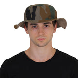 Neon Rock Unisex Premium Cotton Indian Army Military Hat, Bucket Cap, Umpire Cap With Camouflage Army Print For Men & Women Free