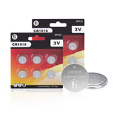 JOXIYECLTL CR1616 Battery 3V Lithium CR 1616 Batteries(6 PCS)