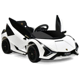 OLAKIDS Kids 12V Licensed Lamborghini SIAN Ride On Car, Electric Vehicle for Toddler with Control Remote, Battery Powered Toy wi