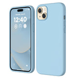 COFFKER Silicone Case for iPhone 15 Plus, Full Body Shockproof Protective Cove, Soft Anti-Scratch Microfiber Lining, Ultra-Thin 