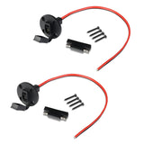 TMH 16 AWG - 60cm (2 FT) SAE Socket Sidewall Port, Solar Weatherproof SAE Quick Connect Panel Flush Mountable Cable for Solar Pa
