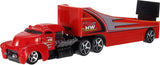 Hot Wheels Super Rigs, Toy Transporter Truck & Toy Car In 1:64 Scale (Styles May Vary)