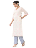 Libas Women'S Cotton Straight Kurtas (29457O_Off White_M)