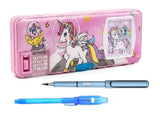 Eclet 3Pc Calculator Geometry Box Combo for Kids | School Stationery Gift Set with Pen & Pencil | Cute Math Kit for Boys & Girls